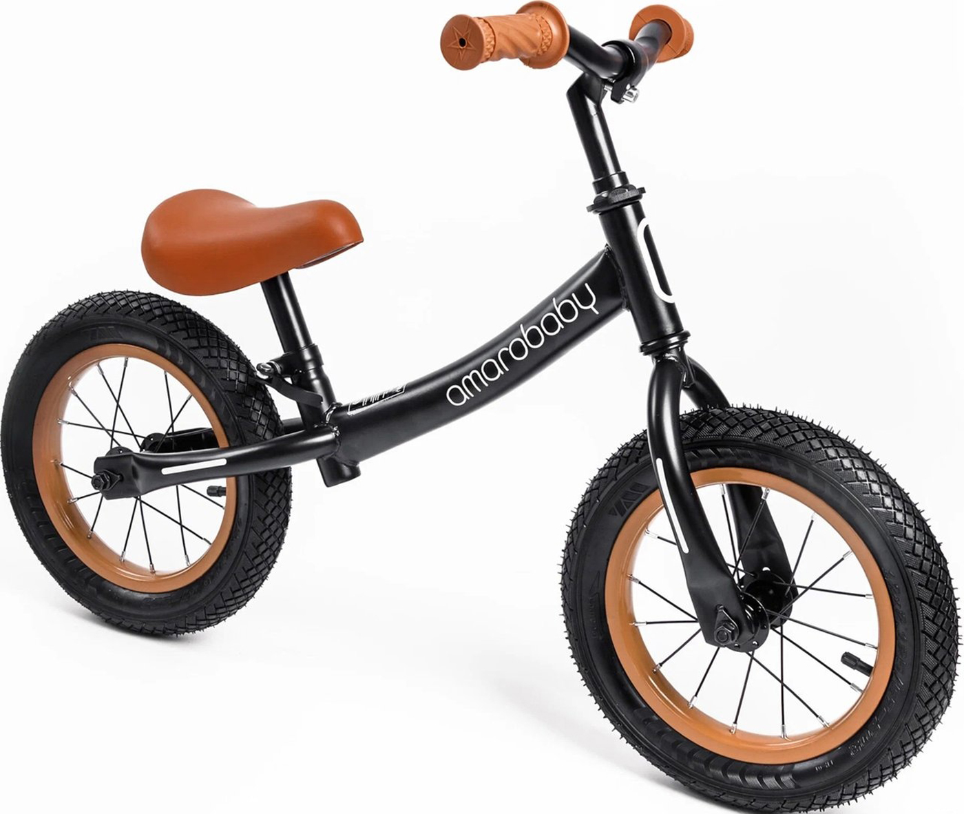 

Двухколесный беговел Amarobaby ROAD RACER, черный