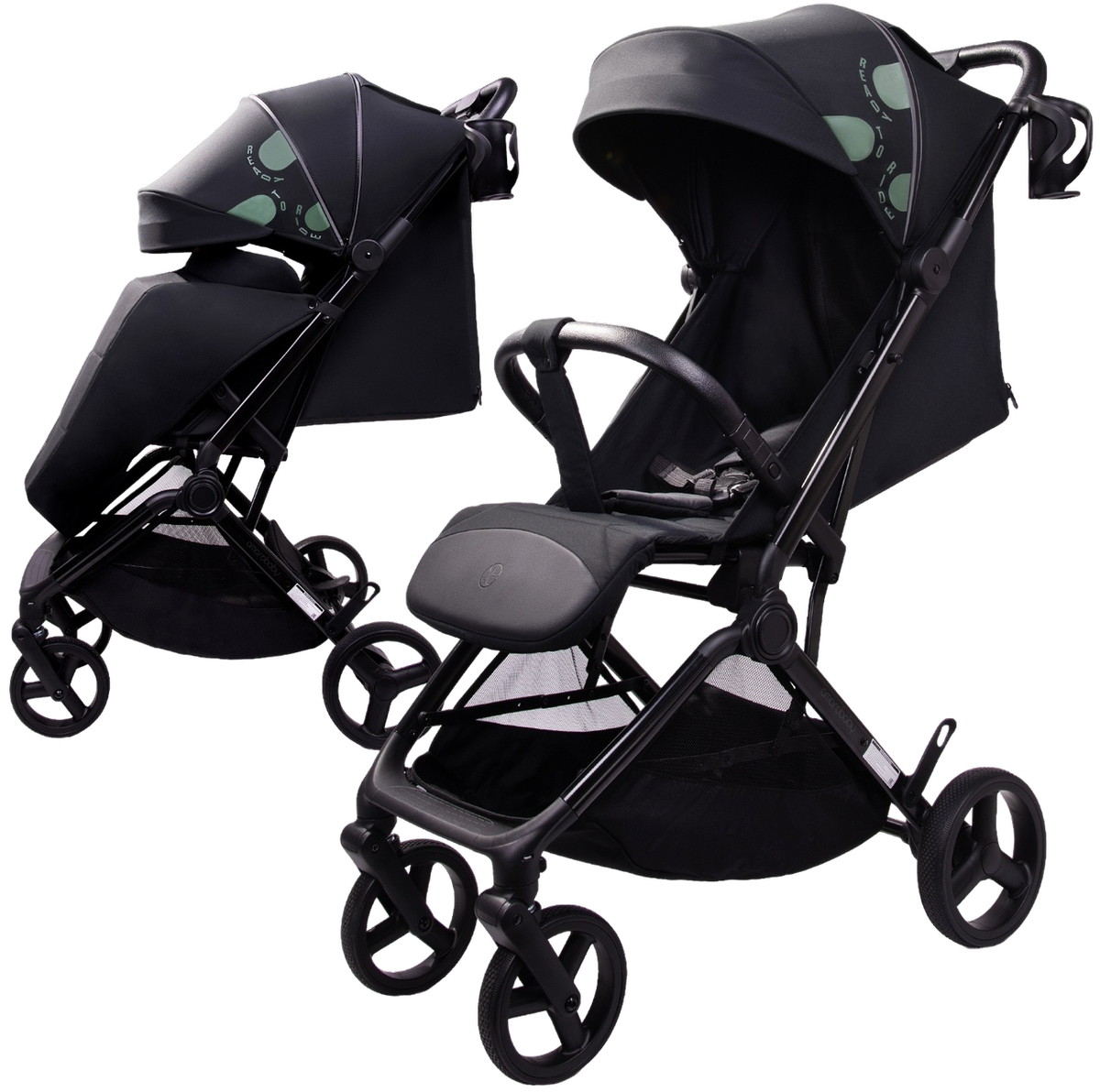 Коляска прогулочная Amarobaby Ride черный 13200₽