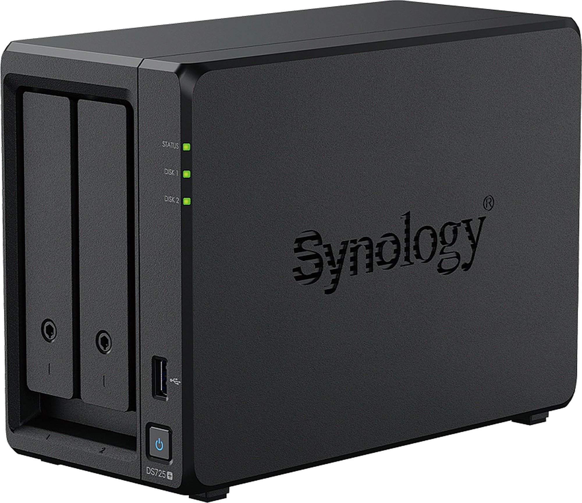 Изображение товара Сетевое хранилище Synology DS725+ 2-отсековое 2.6GHz/4GB Изображение товара Сетевое хранилище Synology DS725+ 2-отсековое 2.6GHz/4GB