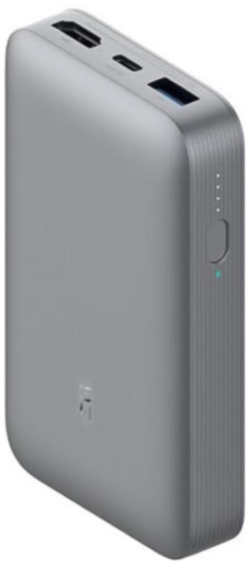 зарядное устройство бп для ноутбука lenovo 5v 2a 15v 3a 18 5v 4 5a 20v 4 5a 90w type c Внешний аккумулятор Zmi Power Bank 10000 mAh 2х2-Way Type-C 50W HDMI Port USB HUB Function (QB816), серый