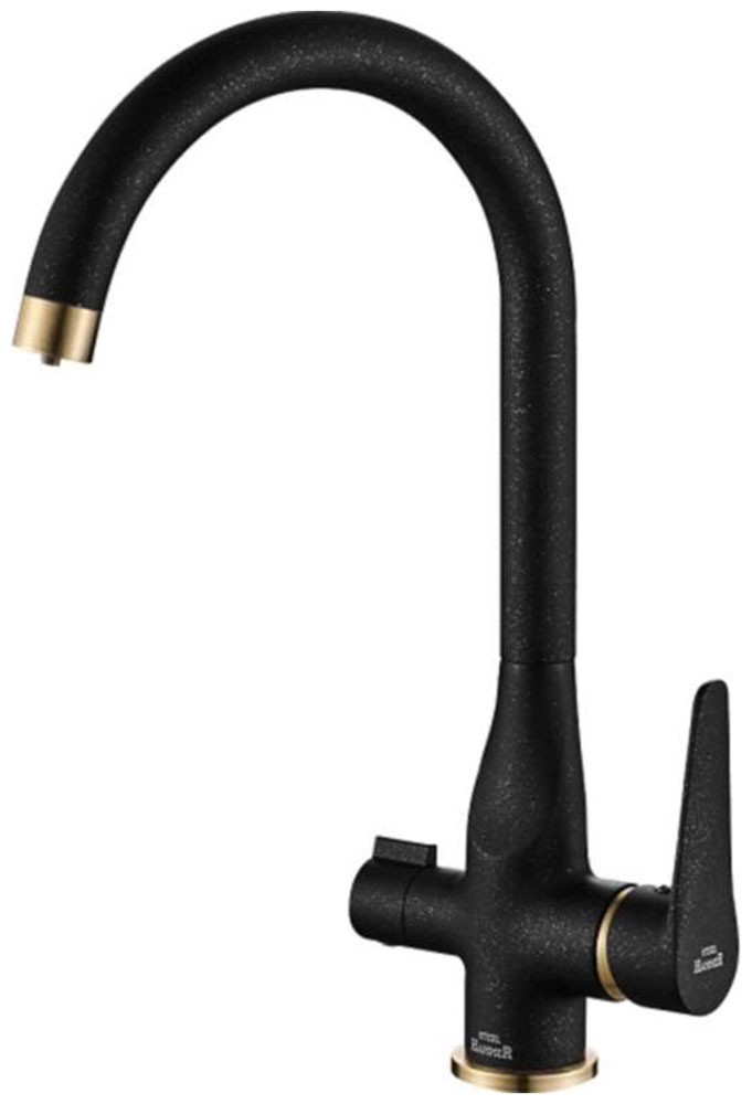 Изображение товара Смеситель для кухни Zorg SH 910 BLACK BR под фильтр 2 в 1 латунь черный бронза