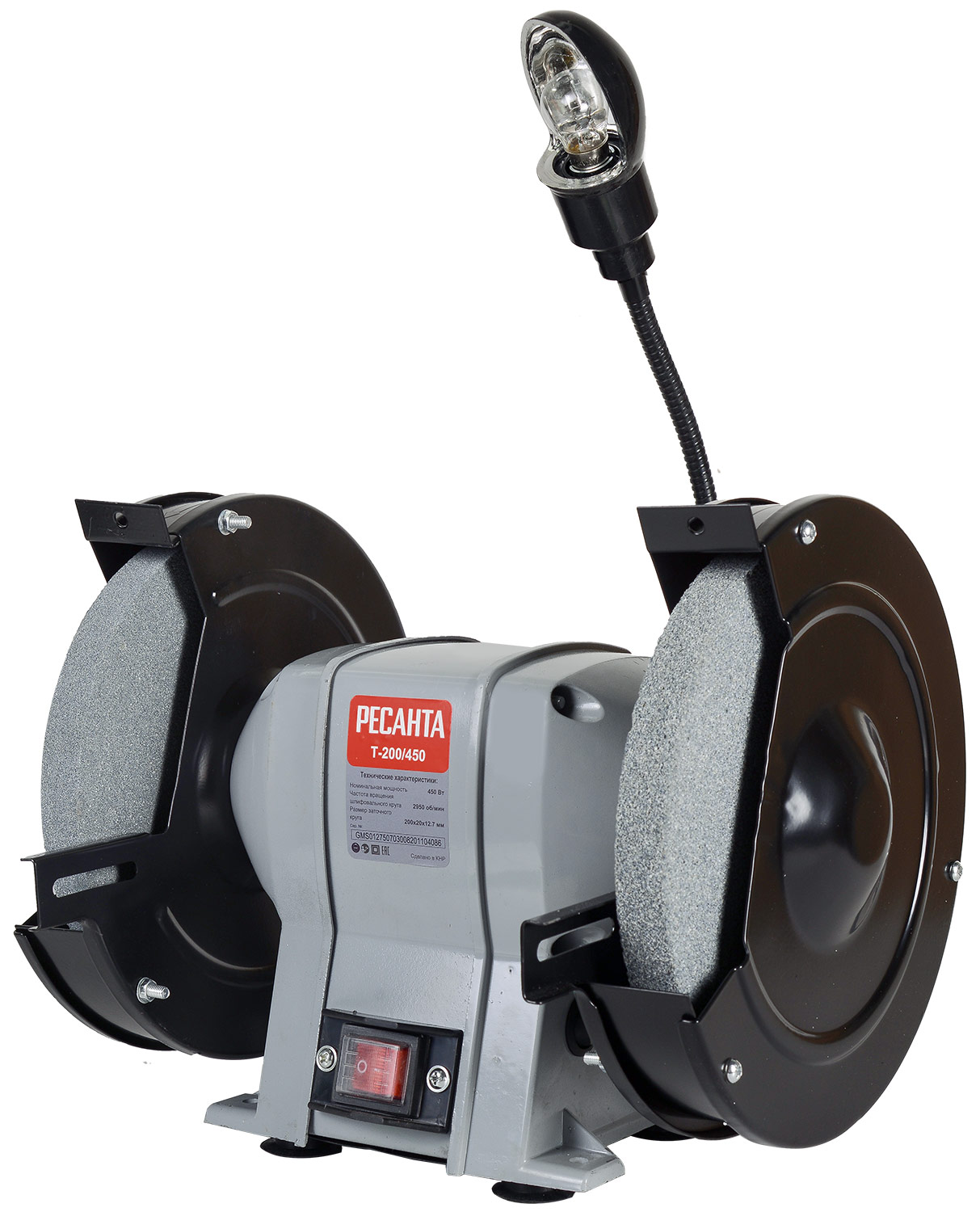 Изображение товара Точильный станок Ресанта Т-200/450 серый