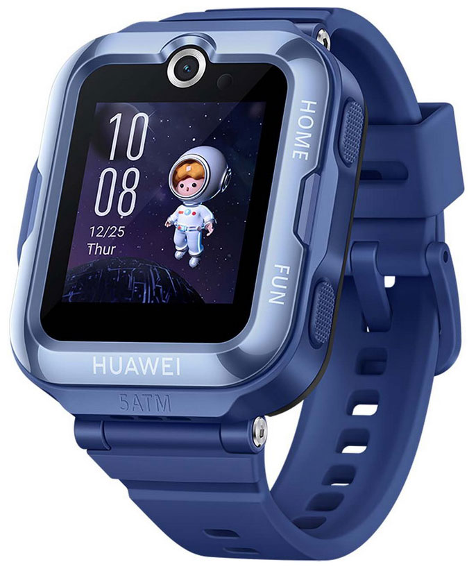 Изображение товара Детские часы с GPS Huawei KIDS 4 PRO ASN-AL10 голубые влагозащищенные смартфон для детей