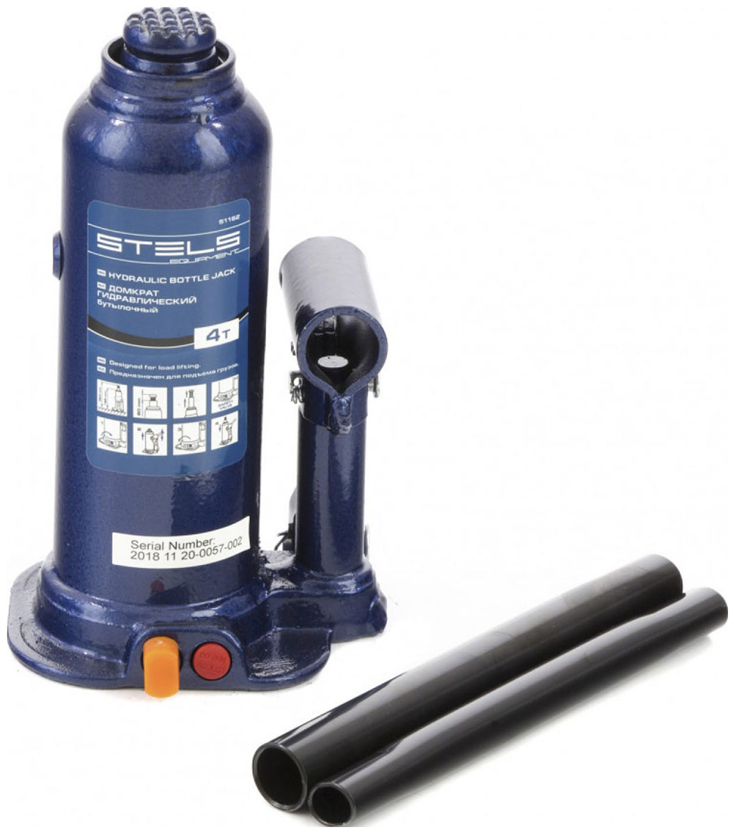 Изображение товара Гидравлический бутылочный домкрат Stels 4 тонны 188-363 мм компактный