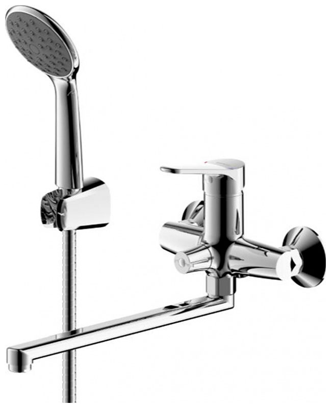 Изображение товара Смеситель для ванны с душем Bravat Emeralda F6135147CP-LB-RUS хром