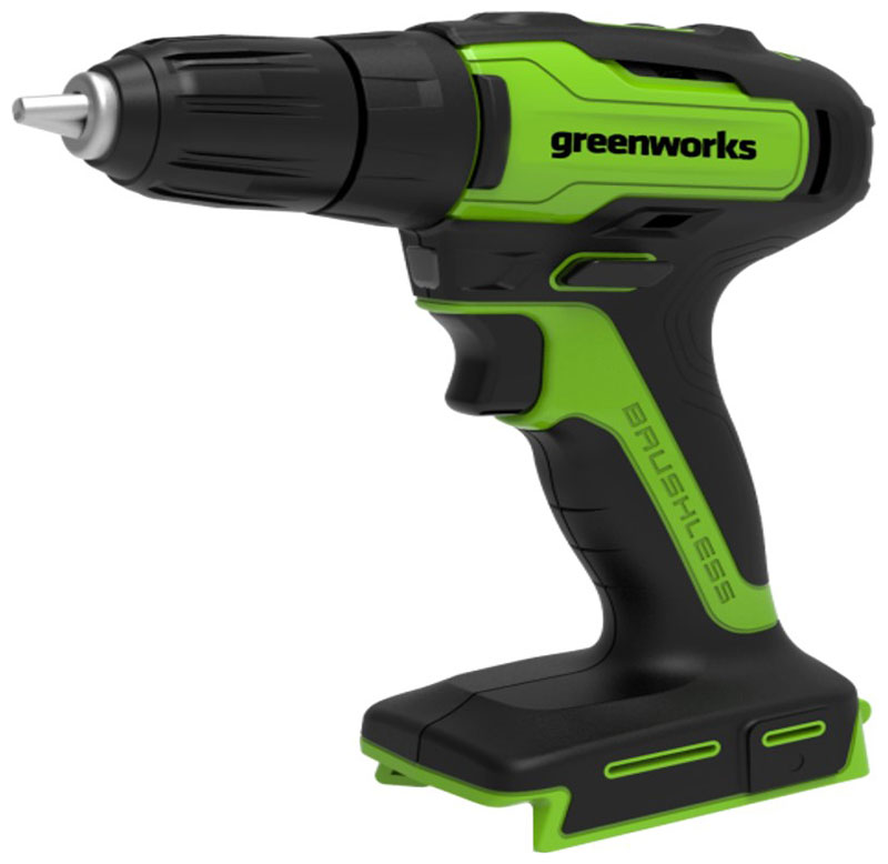 Дрель-шуруповерт аккумуляторная Greenworks GD24DD35, 24V
