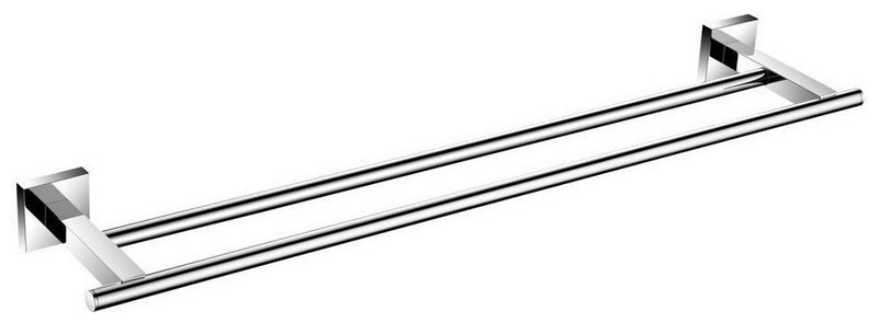 Изображение товара Держатель полотенца Aquanet 6124D (60 см, двухрядный) хром