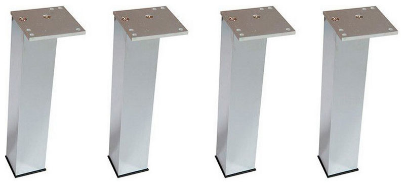 Изображение товара Ножки для мебели Aquanet 200 мм, 4 шт. хром (00181454)