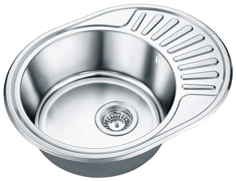 Изображение товара Кухонная мойка EMAR 5745 из нержавеющей стали с декорированной поверхностью