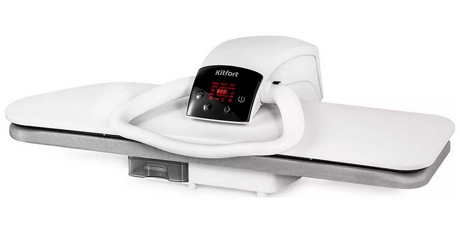 Изображение товара Гладильный пресс Kitfort КТ-2607 с автоматической подачей пара и регулятором температуры
