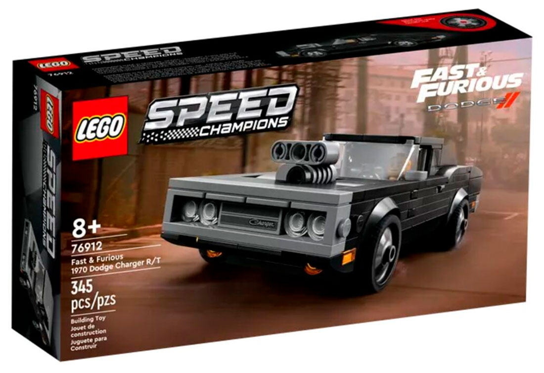 Конструктор Lego Speed Champions Fast Furious 1970 Dodge Charger R/T 76912 maisto 1 24 1970 dodge fighter r t convertible blue simulation alloy car model crafts decoration collection toy tools gift