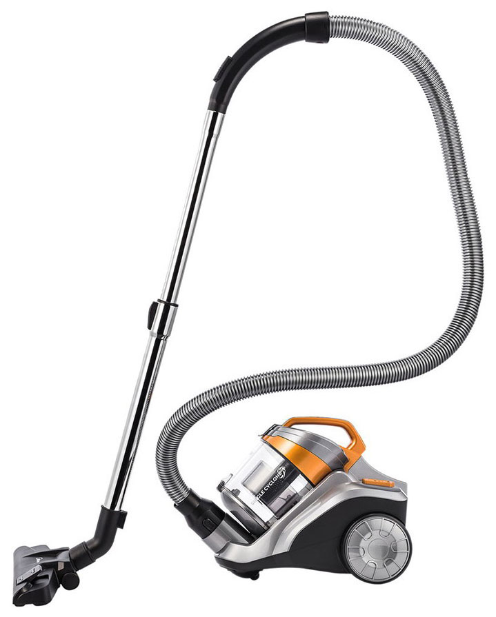 Изображение товара Напольный пылесос Midea VCS38A13L-G мощность 1600 Вт, контейнерный, серебристый