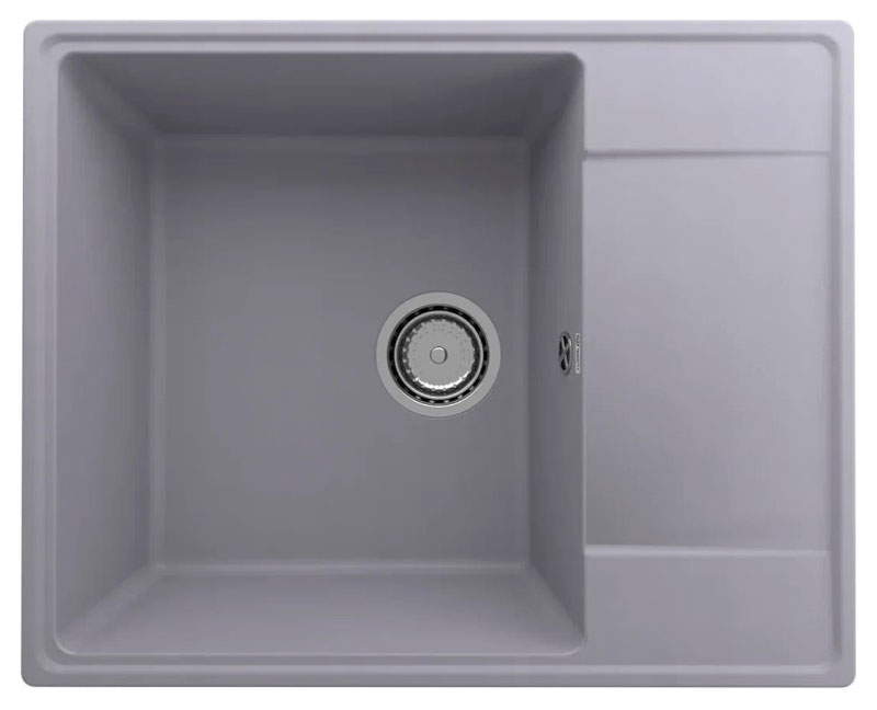 

Кухонная мойка Ulgran Quartz Prima/бетон Prima 605-05, Серый