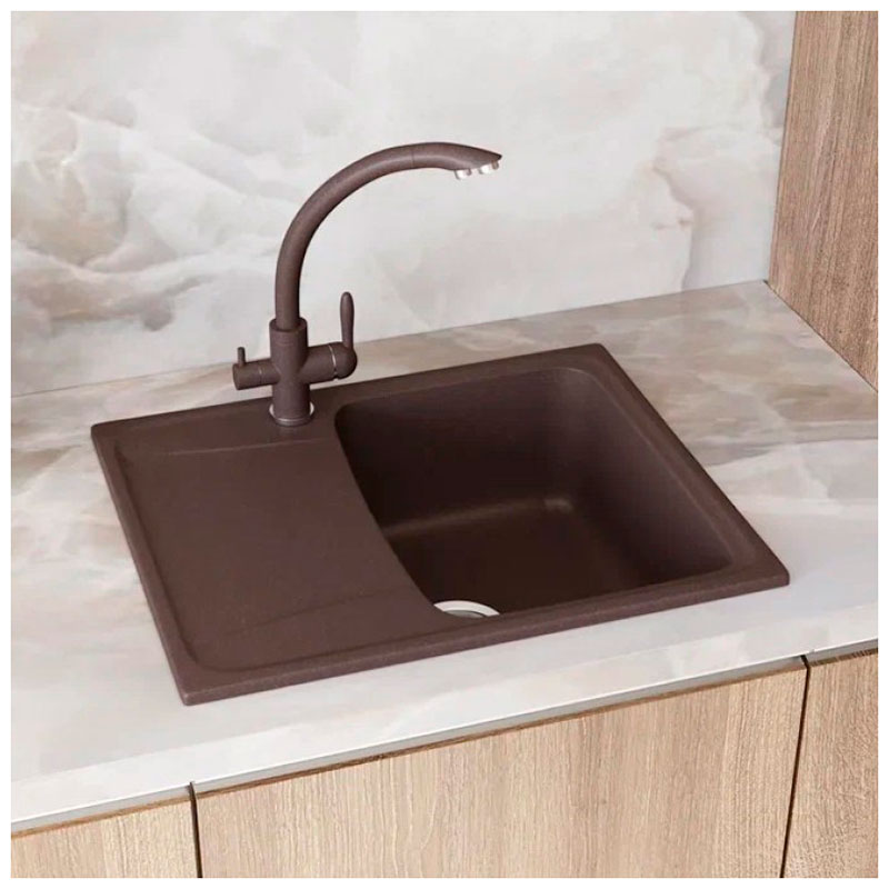 Изображение товара Кухонный смеситель Ulgran U-017/шоколад U-017-345