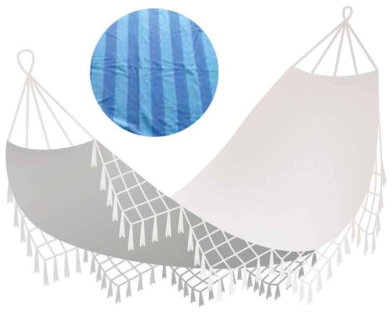 Изображение товара Гамак полотняный Ecos Ham-18 004980 200х120см поликоттон с бахромой и сумкой