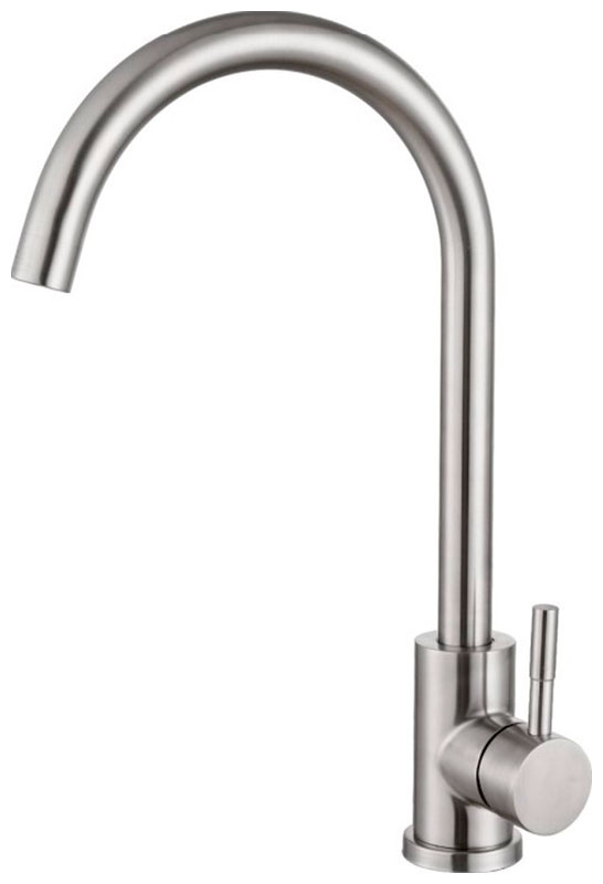 

Кухонный смеситель Haiba HB71304-3 сталь, Нержавеющая сталь