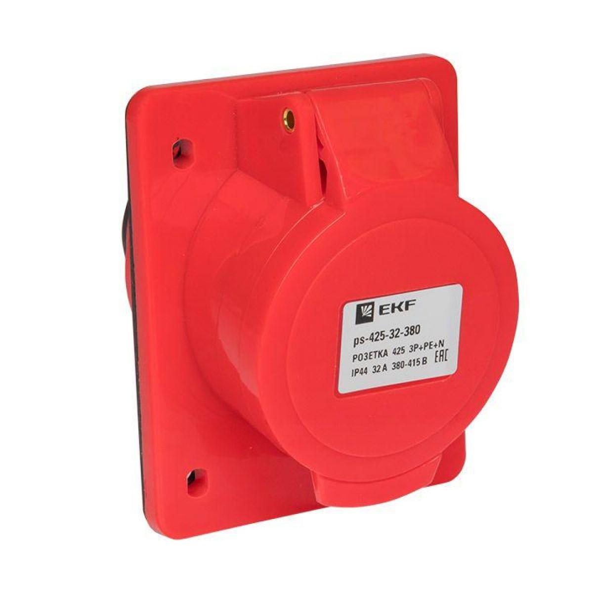 Изображение товара Розетка скрытая EKF 32А 380В 3P+PE+N IP44 модель 425