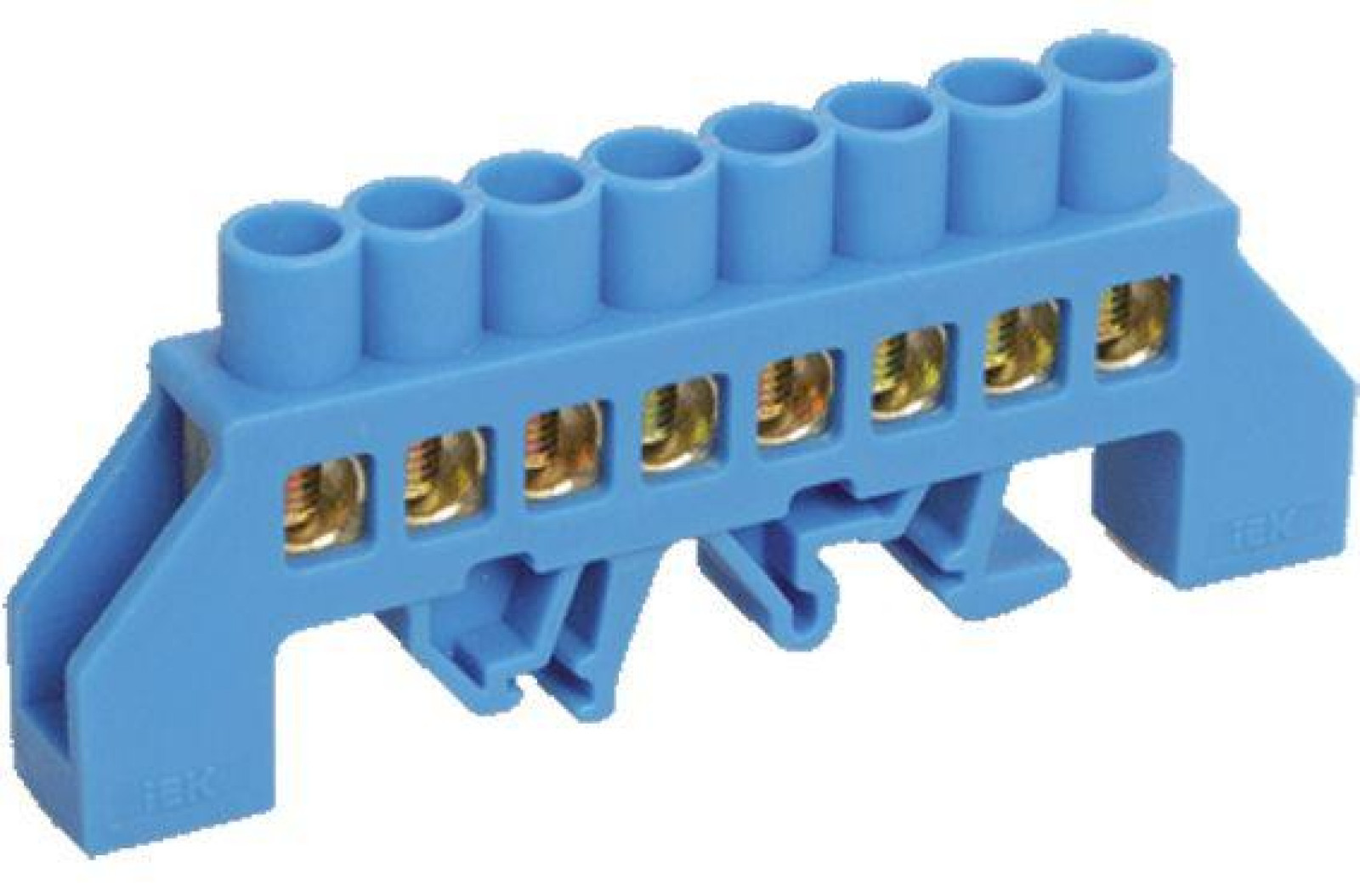 Изображение товара Изделия для электромонтажа IEK Шина нулевая в комб. DIN-изол. "Стойка" ШНИ-8х12-8-КС-С