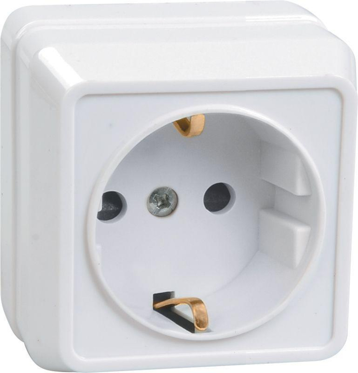 Изображение товара Розетка IEK 1-мОП Октава РС20-3-ОБ 16А IP20 накладная пластик китай