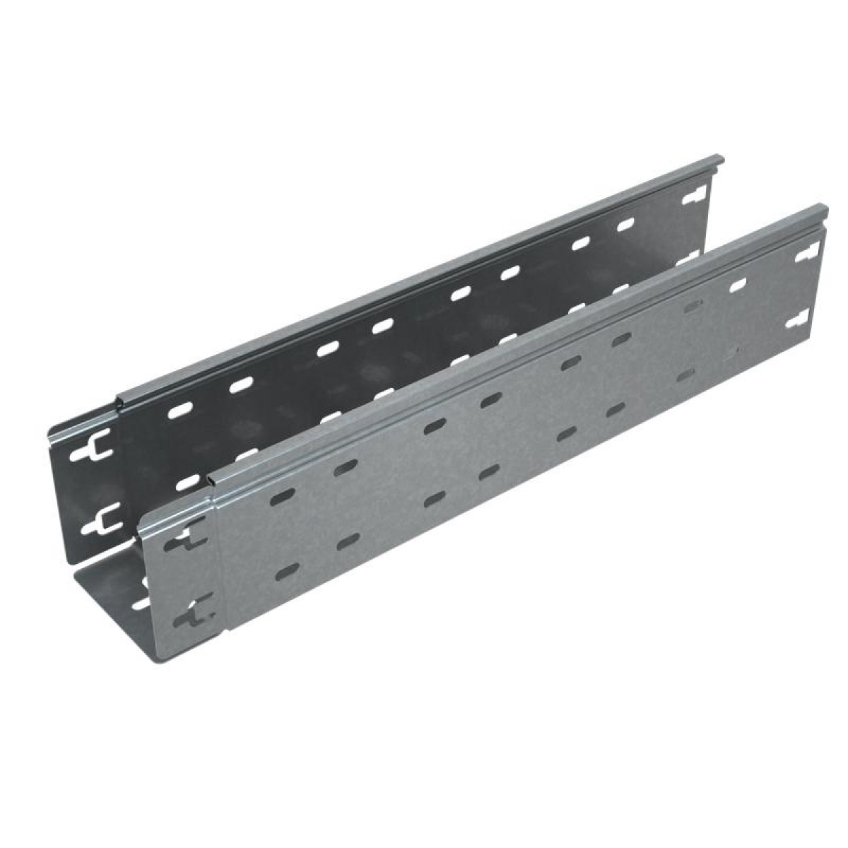 Изображение товара Лоток листовой перфорированный 300х100 L3000 сталь 0.8мм быстро монтаж