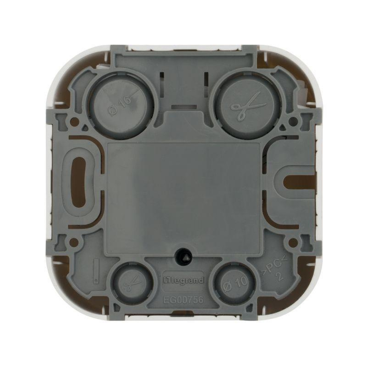 Изображение товара Розетка телевизионная Legrand Quteo IP20 1-м ОП топология звезда белая