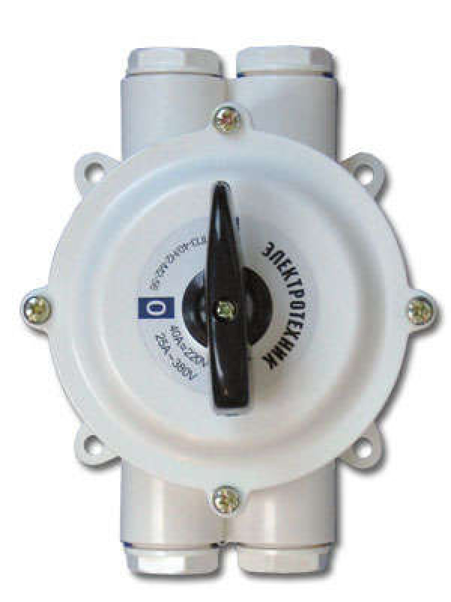 Изображение товара Пакетный выключатель ПВ3 40А IP56 Россия Электротехник