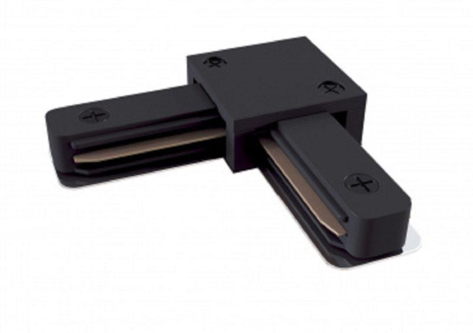 Изображение товара Угловой коннектор ЭРА TR-1PA-LС-BK для шинопровода 1ф L-образный черный