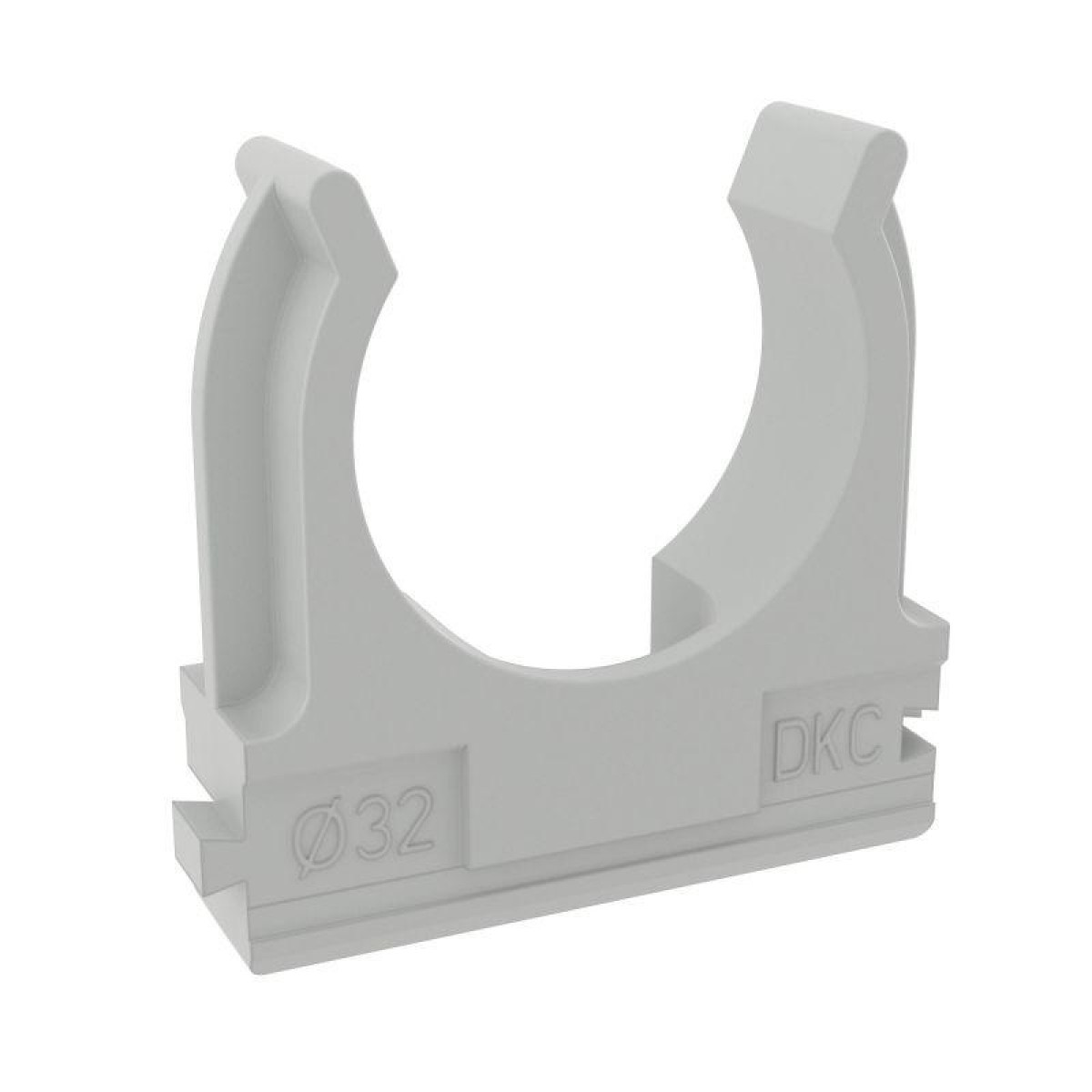 Изображение товара Кабели, провода и аксессуары DKC Держатель для труб (клипса) d32мм с защелкой