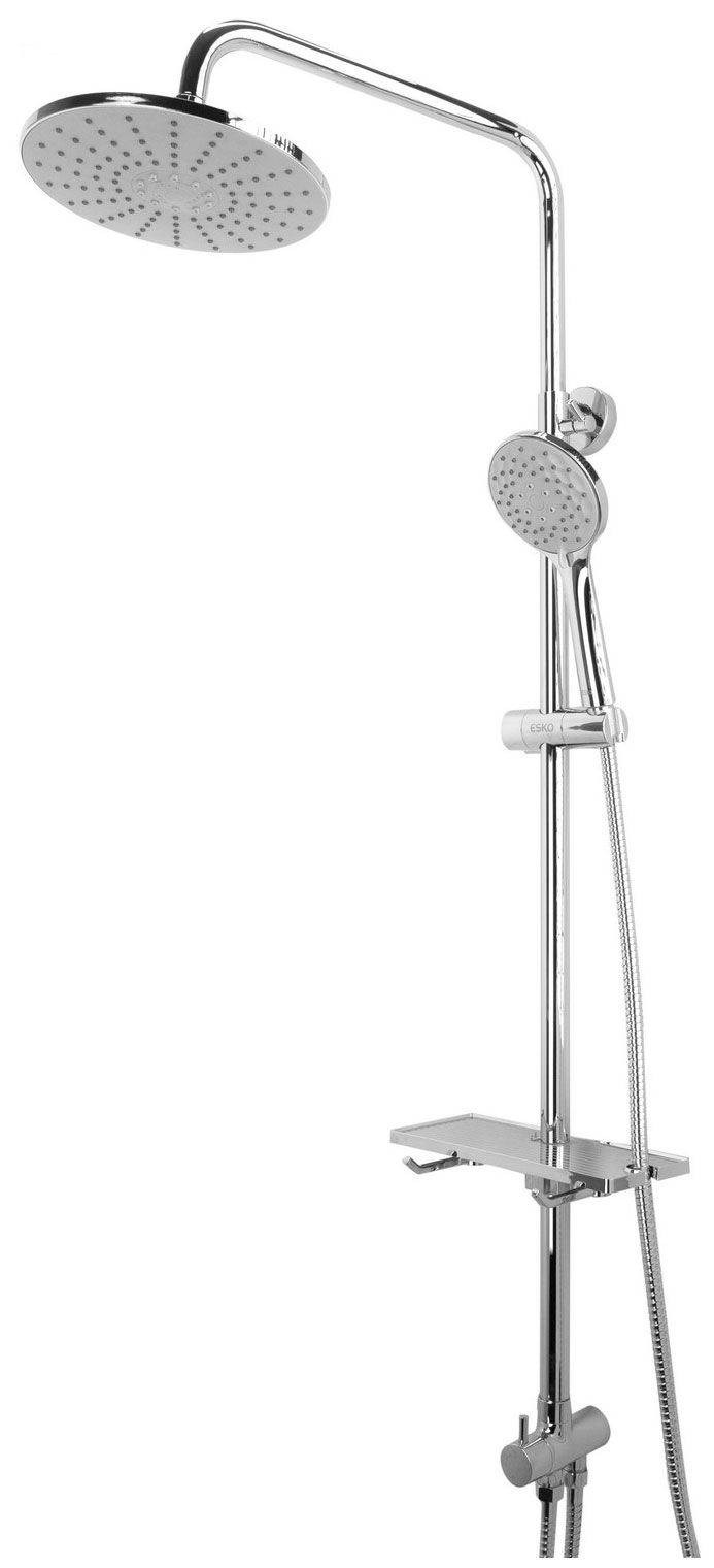 Изображение товара Душевая система для ванны ESKO ST1300 с телескопической стойкой и хромированным покрытием