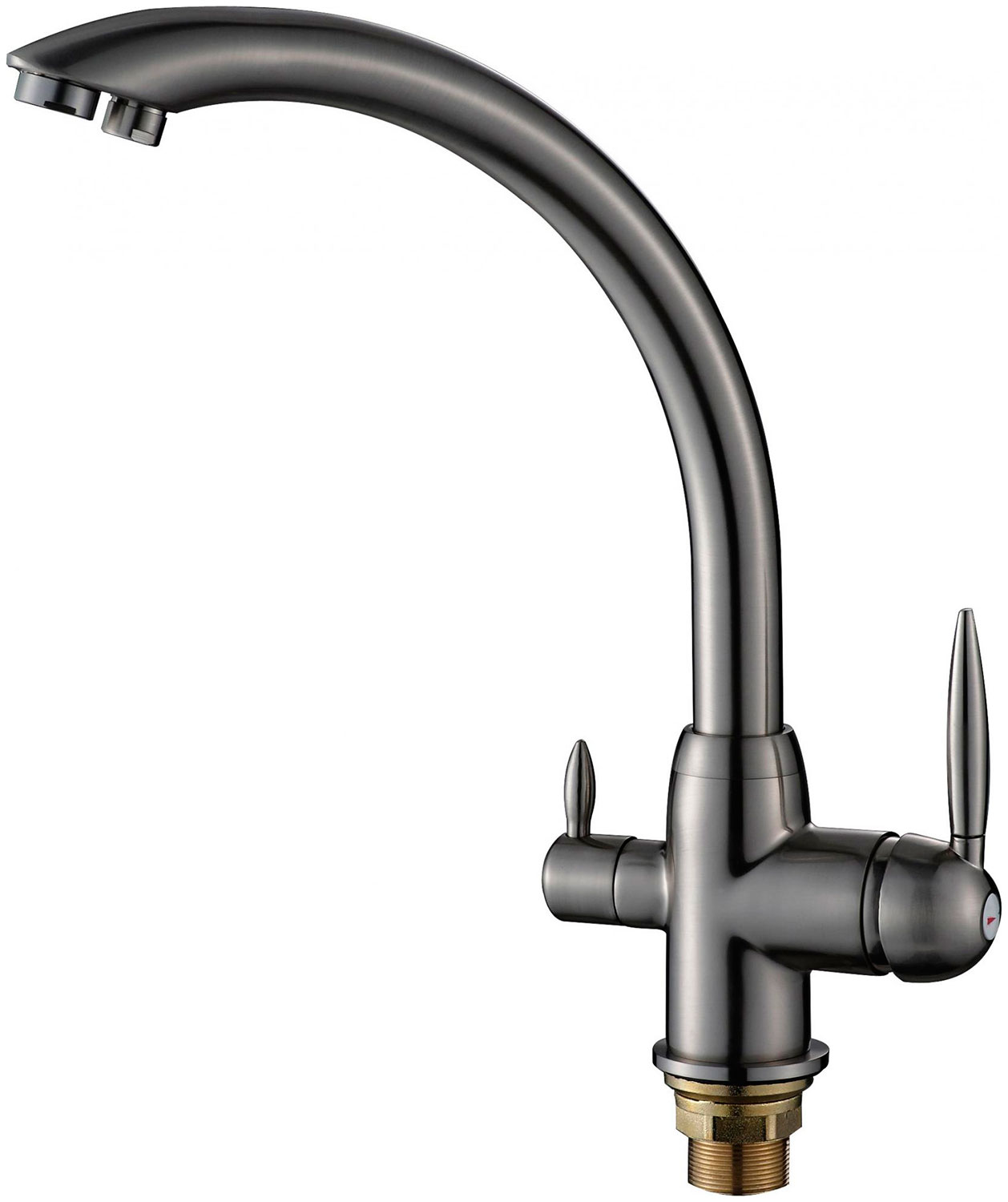 

Смеситель для кухонной мойки с фильтром питьевой воды Savol S-L1699L, Сатин