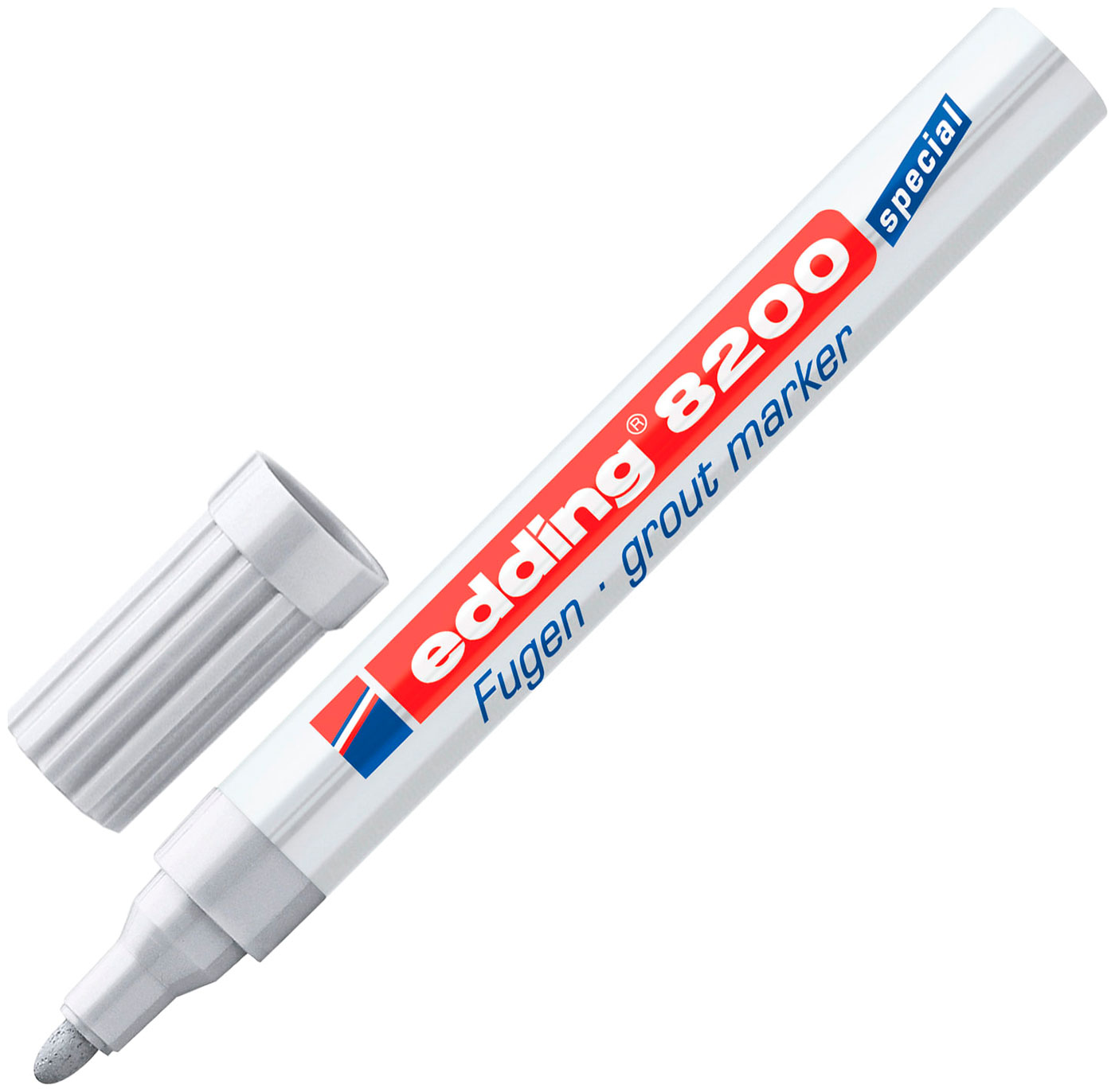Изображение товара Маркер для затирки плиточных швов Edding 8200 серебристо-серый 2-4 мм