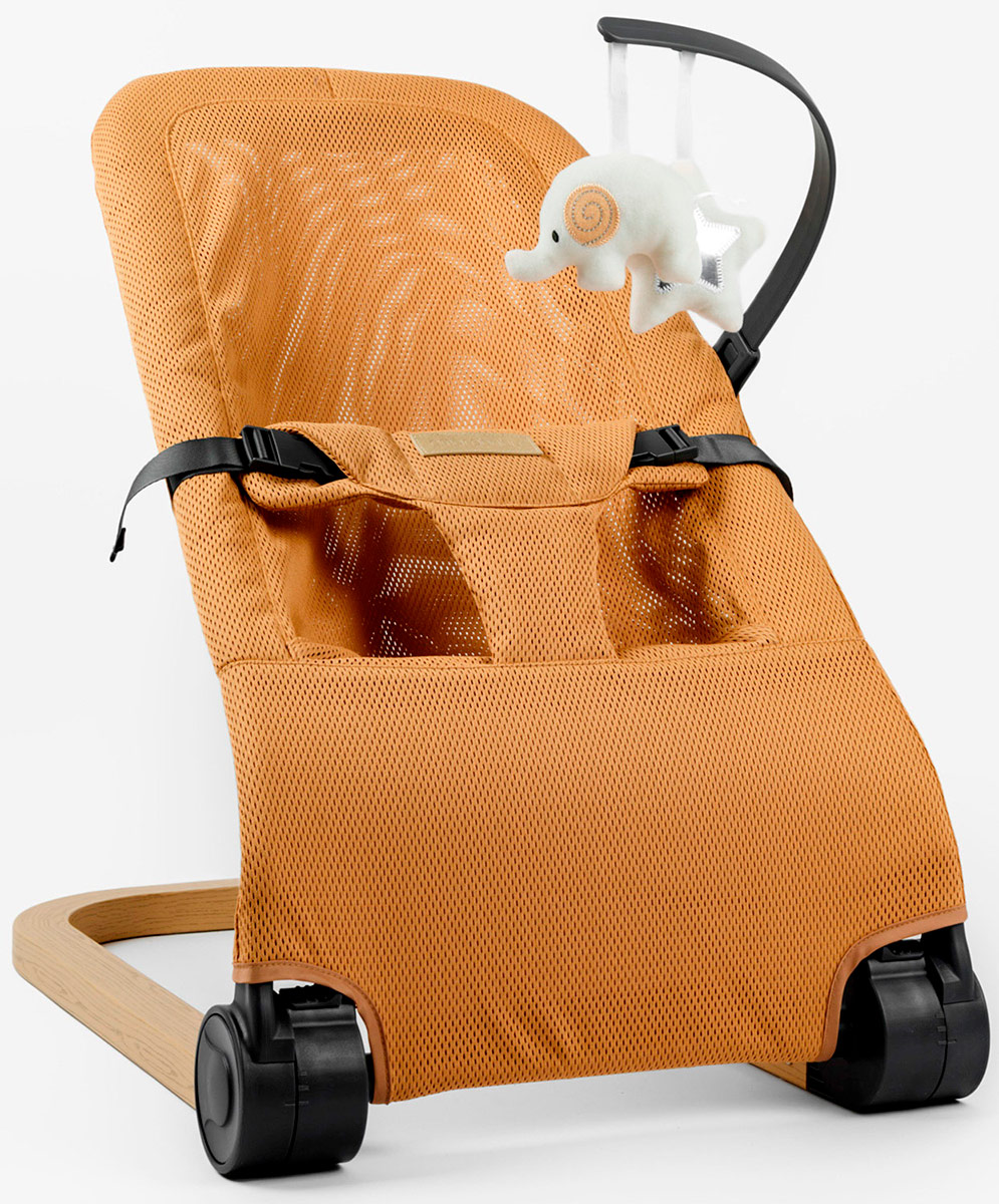 Детский шезлонг Amarobaby Baby relax, бежевый (AB22-25BR/03) застежка для сумки фермуар tby дуга 125 мм цвет никель 2 шт tby 107949