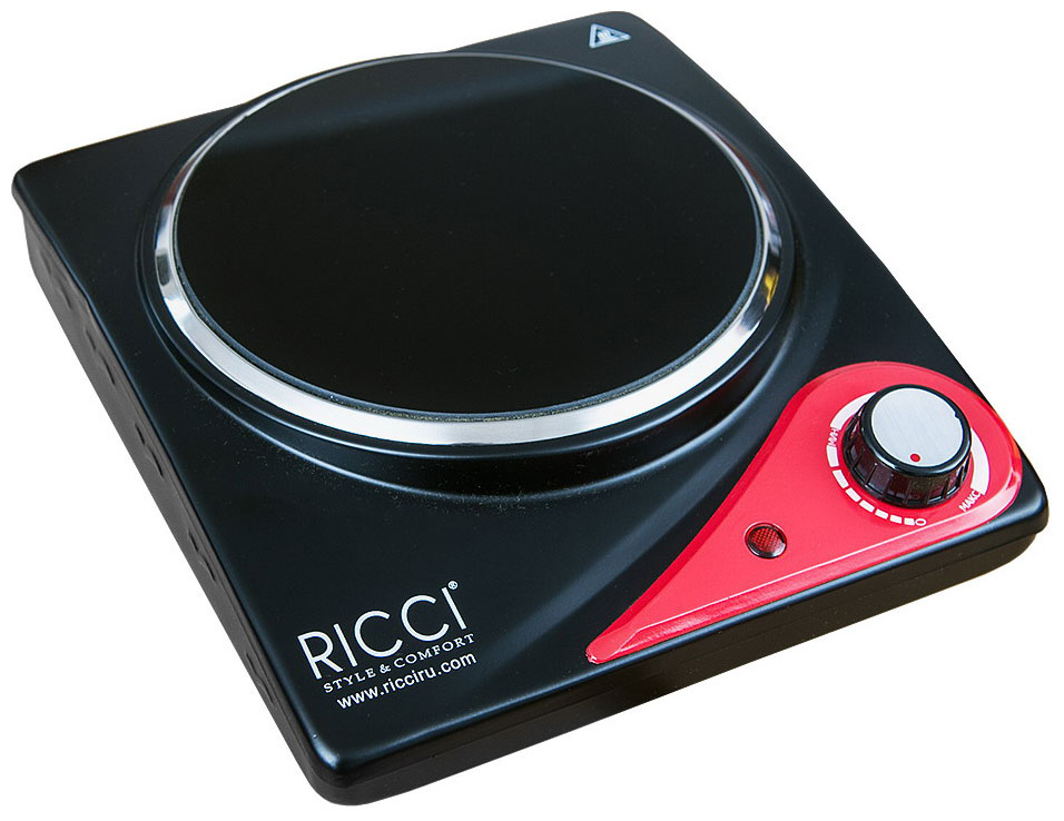 Настольная плита Ricci RIC-3106 электрическая плита ricci ric 101 закаленное стекло инфракрасная нержавеющая сталь