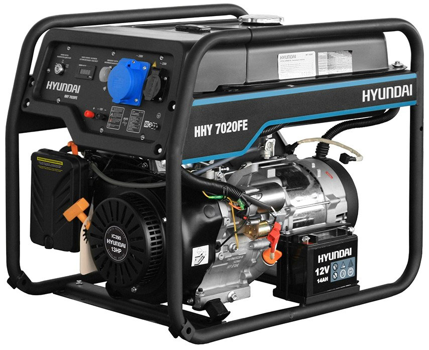 Электрический генератор и электростанция Hyundai HHY 7020FE 1 шт новое реле стартера 21n6 30120 для hyundai r215 7 экскаватор