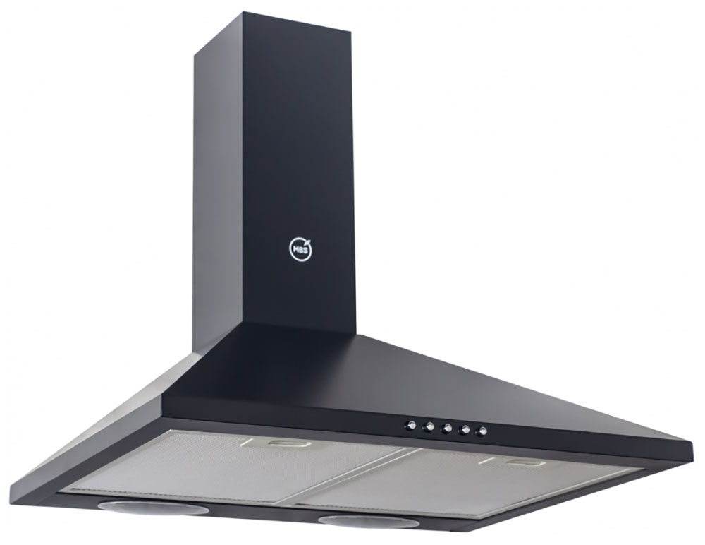 Изображение товара Вытяжка MBS GERBERA 150 BLACK купольная настенная 650 м3/ч 3 скорости