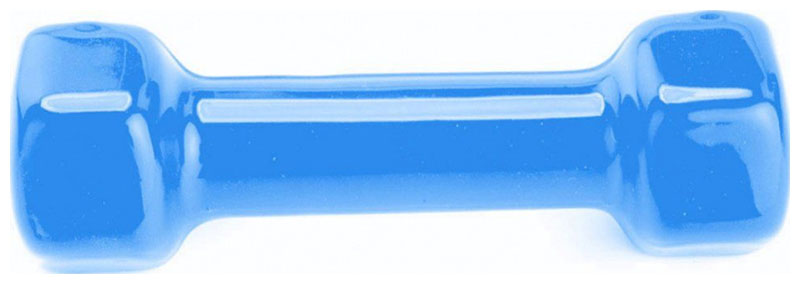 Изображение товара Гантель Bradex обрезиненная 5 кг, синяя SF 0168