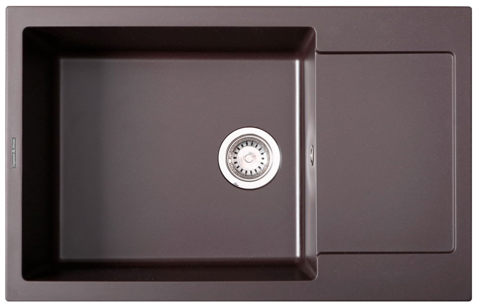 Изображение товара Кухонная мойка Zigmund & Shtain Rechteck 780.490 из искусственного гранита шоколад