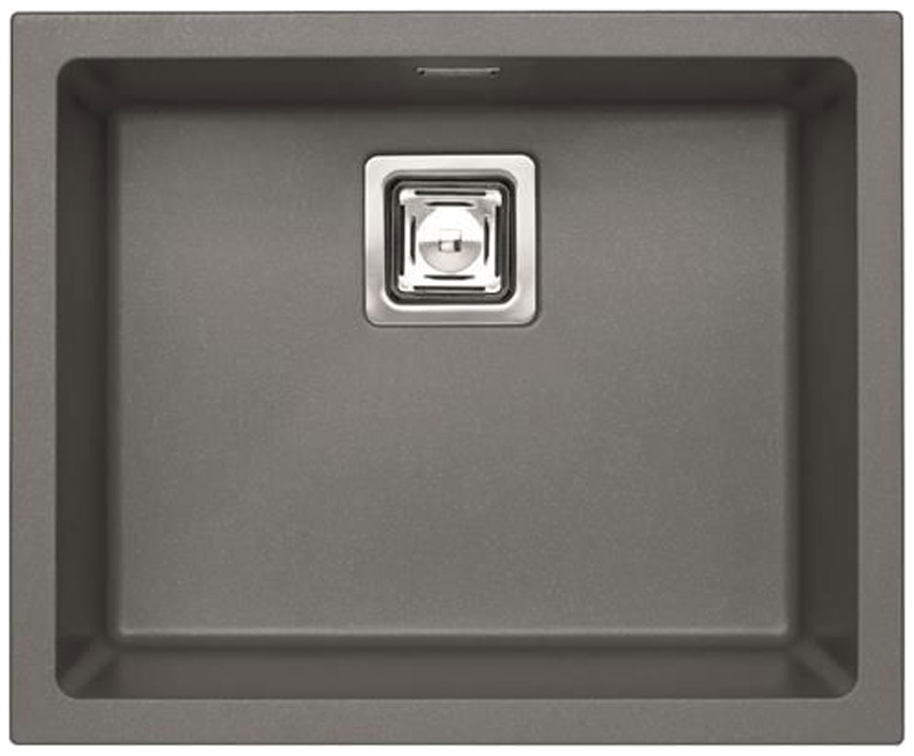 Изображение товара Кухонная мойка Alveus QUADRIX 50 GRANITAL STEEL G04M 560x460 мм современная врезная из гранита