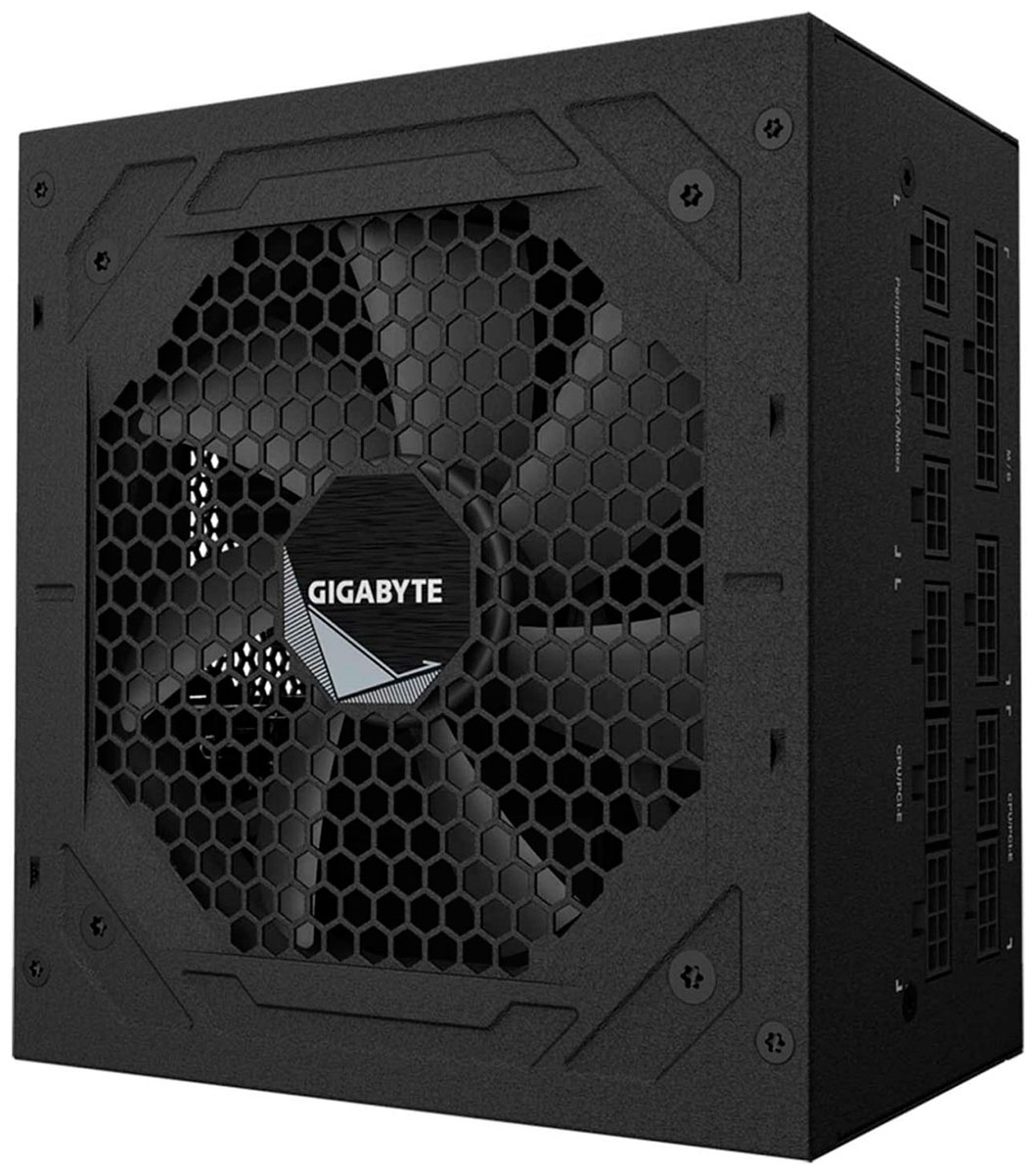 Изображение товара Блок питания Gigabyte 1000W ATX GP-UD1000GM высокое качество мощность 1000 Вт для игр и профессиона
