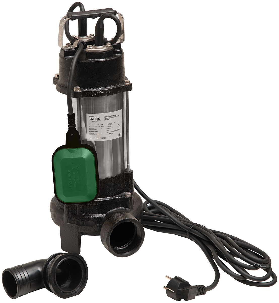 Изображение товара Фекальный насос F-110R с режущим механизмом погружной making oasis everywhere