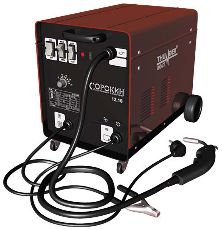 Изображение товара Сварочный аппарат Сорокин MIG 06-08 мм с мощностью 52 кВт