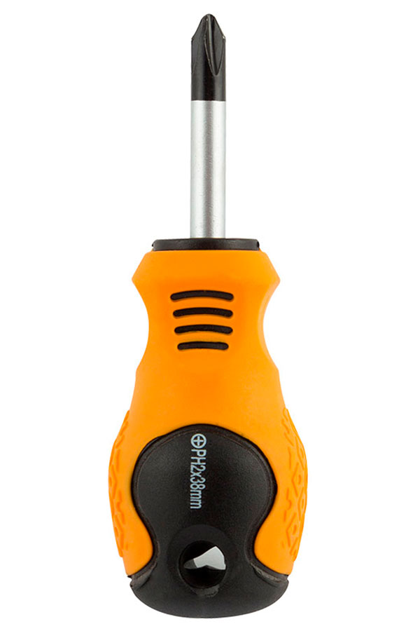 Изображение товара Отвертка Park Standart PH2х3.8 см, крестовая, двухкомпонентная рукоятка (008399)