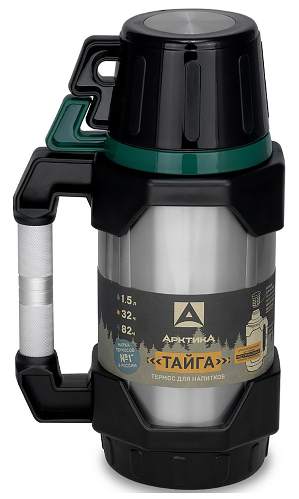 Термос Арктика 1500 мл, зеленый (110-1500)