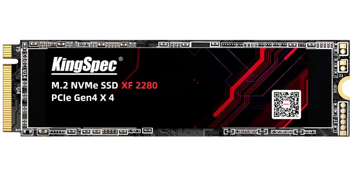 SSD накопитель Kingspec M.2 XF 512 Гб PCIe 4.0 (XF-512) SSD накопитель Kingspec M.2 XF 512 Гб PCIe 4.0 (XF-512)