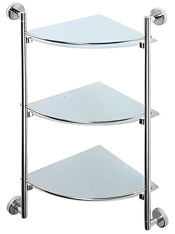 Изображение товара Полка стеклянная D-Lin D100, хром (D263100)