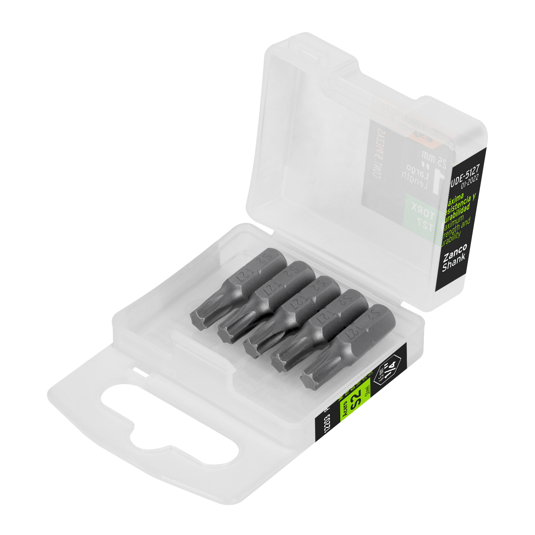 Изображение товара Набор бит Truper TORX T27 25 мм (5 шт.) для точных креплений Изображение товара Набор бит Truper TORX T27 25 мм (5 шт.) для точных креплений
