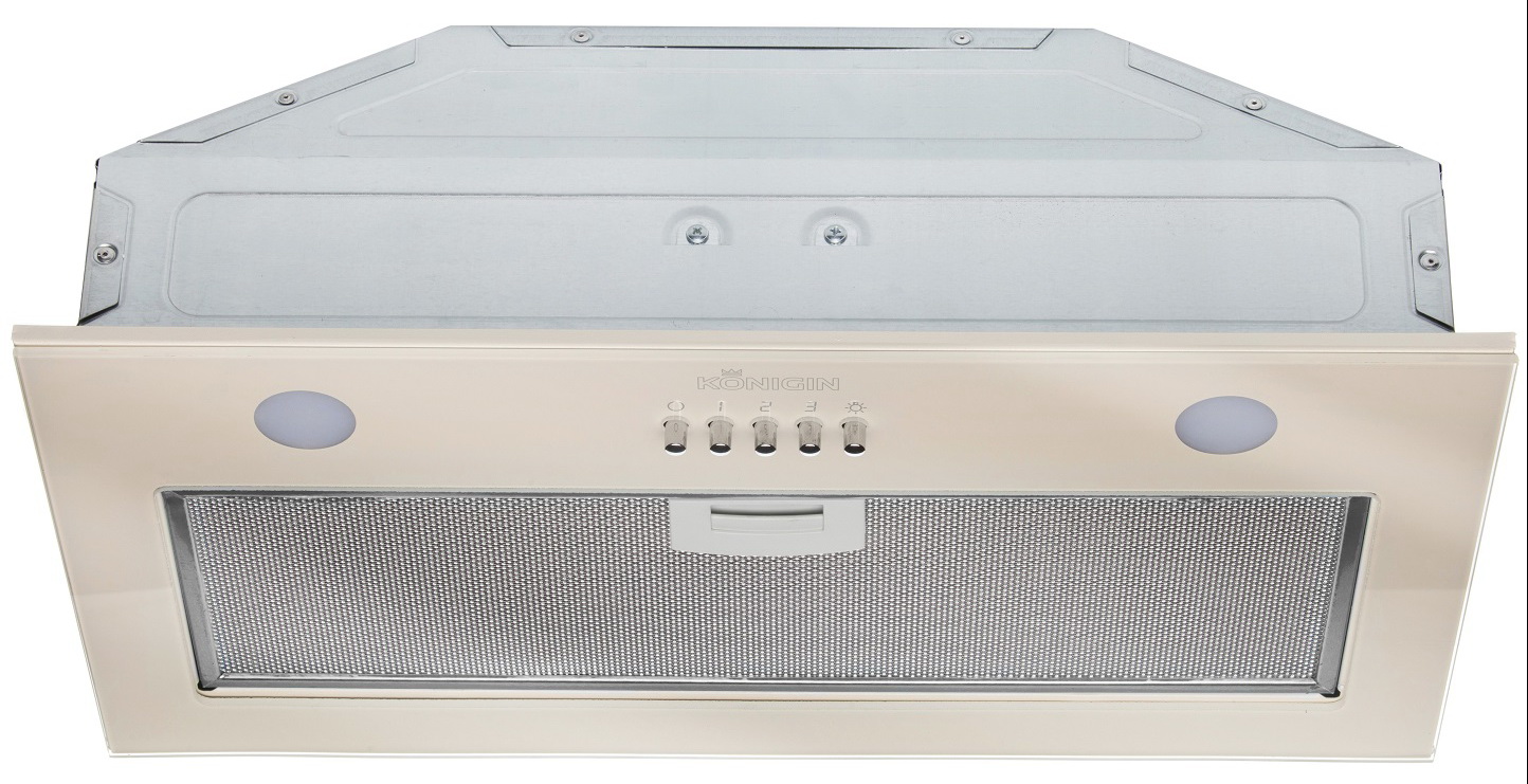 Изображение товара Встраиваемая вытяжка Konigin Skylark Ivory Glass 60 800 м³/ч с LED освещением Изображение товара Встраиваемая вытяжка Konigin Skylark Ivory Glass 60 800 м³/ч с LED освещением