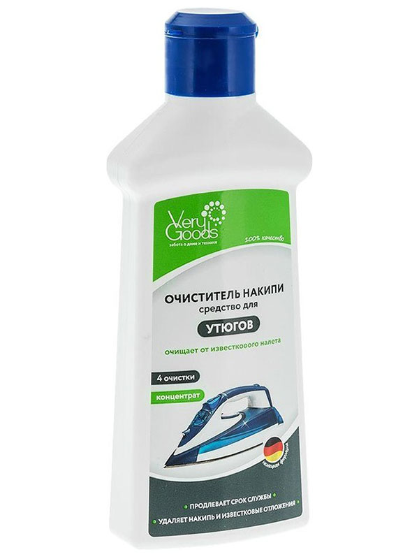 Изображение товара Очиститель накипи для утюгов Verygoods концентрированный, 250 мл (VG-602)
