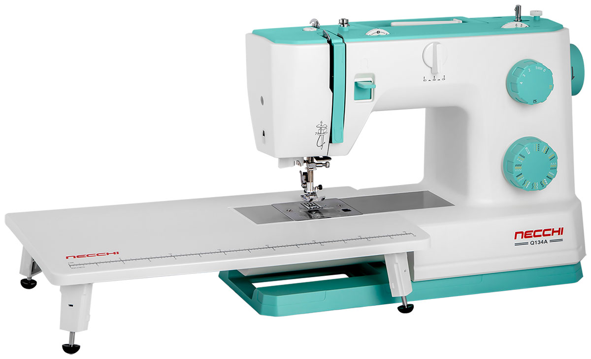 

Швейная машина Necchi Q134A, Белый/бирюзовый