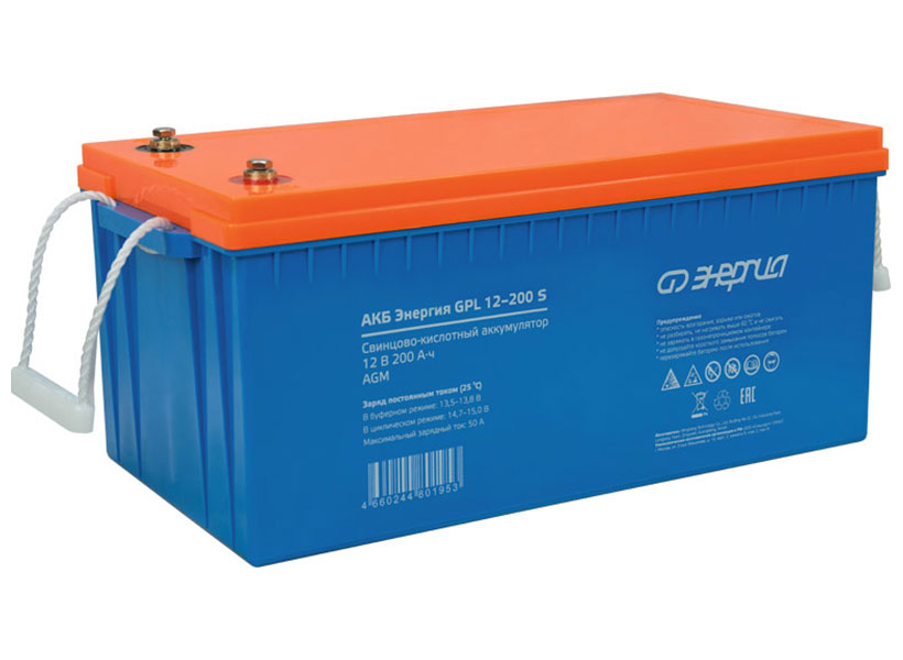 Изображение товара Аккумулятор Энергия GPL 12-200 S